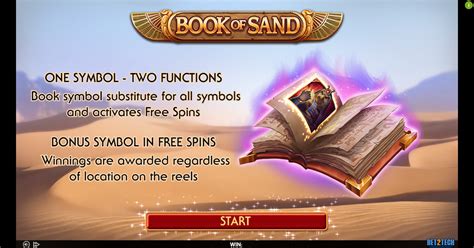 Slot Book Of Sand